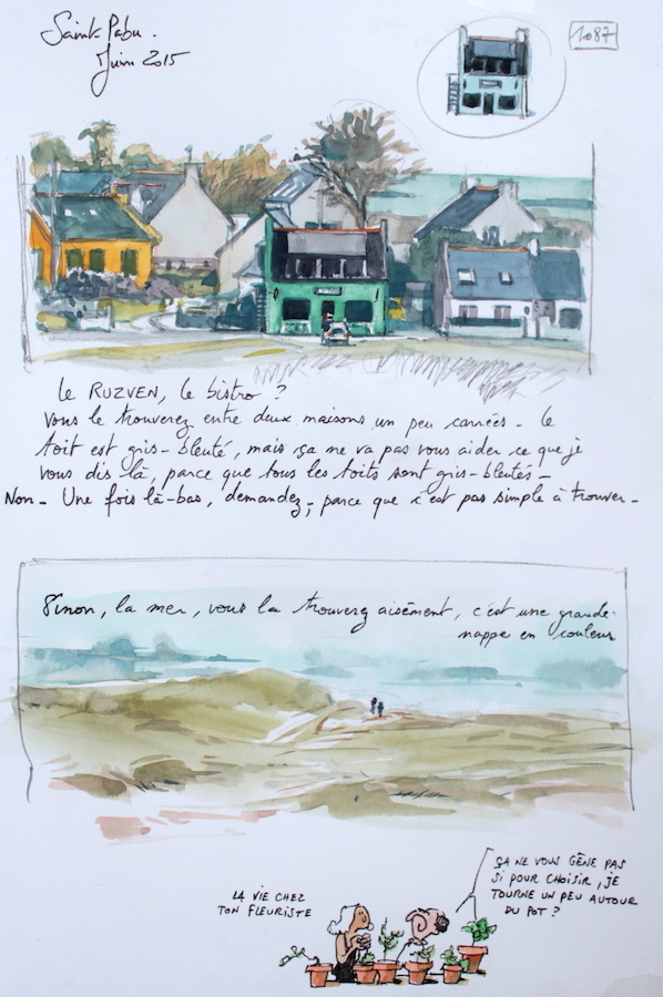 yann lesager breton bretagne pêcheur humour graphiste illustrateur marin aquarelle pastel