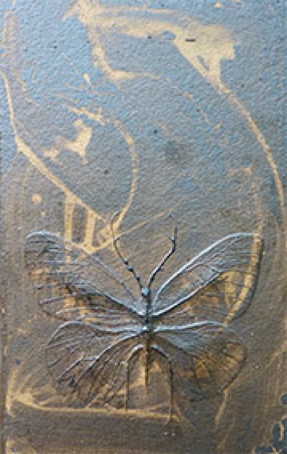 ceramique art artiste création insecte papillon libellule phasme terre bretagne angers Loire